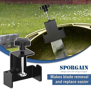 SporGain Universal Lawn Mower Blade Removal Tool with Easy-Turn Button