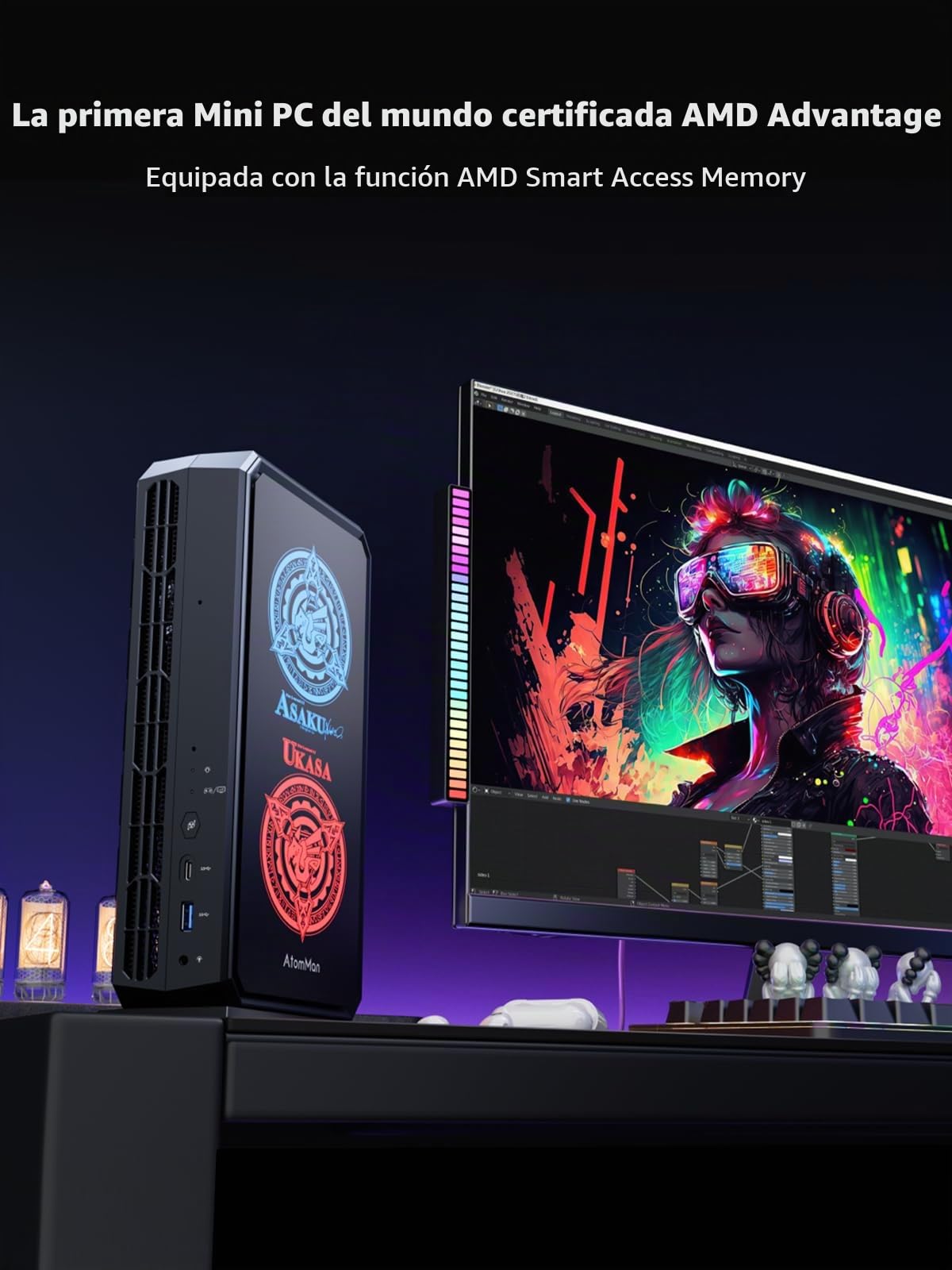 Amazon.com: AtomMan Mini PC G7 PT AMD Ryzen 9 7945HX, 16C/32T, 8