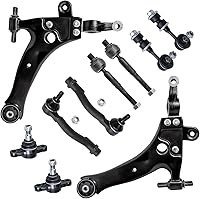 Vista 224 de Detroit Axle - Kit de suspensión delantera de 10 piezas para Chrysler 200 2007-2010 Sebring 2008-2014 Dodge Avenger 2008-2014, 2 brazos de control