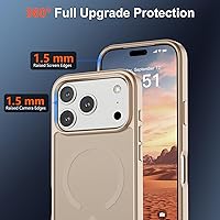Vista 912 de SUPFINE Funda magnética para iPhone 11 (compatible con MagSafe) (protección contra caídas de grado militar), translúcida mate a prueba de golpes