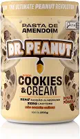 DR. Peanut Pasta de Amendoim Cookies and Cream 250G - Com Whey Protein