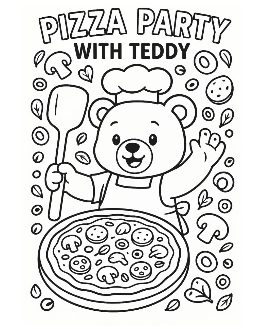 Pizza Party with Teddy