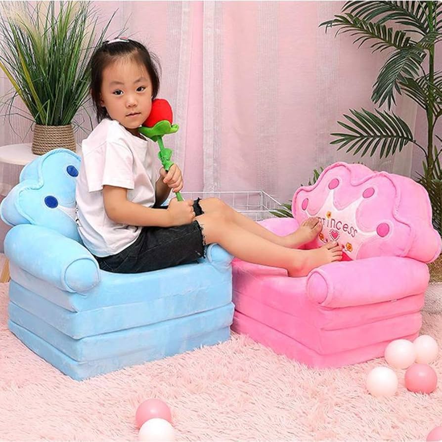 【ベビー/キッズ】【ソファ】【子供】キッズソファー エース 2P　ブルー/ピンク ベビー/キッズ】【ソファ】【子供】キッズソファー エース 2P ブルー