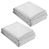 QfwdfcTrenz 2 Pcs Plant Growth Mylar Films, 82.6 x 51.2 Inch Garden House Covering Foil Sheets High Reflective Mylar Film for Plant Growth, Grow Room, Camping