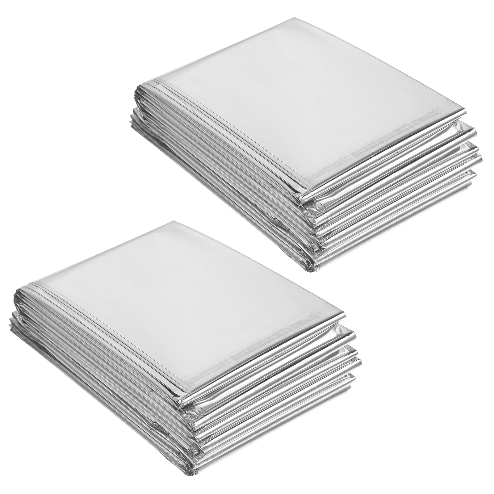QfwdfcTrenz 2 Pcs Plant Growth Mylar Films, 82.6 x 51.2 Inch Garden House Covering Foil Sheets High Reflective Mylar Film for Plant Growth, Grow Room, Camping