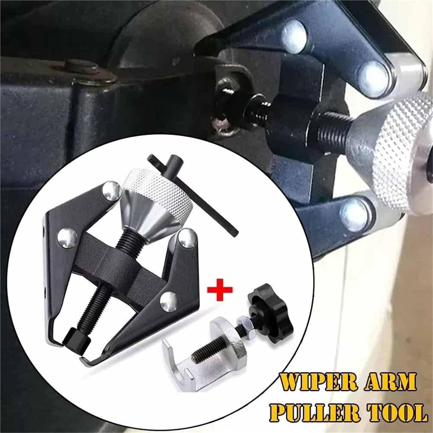 Wiper Arm Puller 2Pcs Car Windscreen Window Wiper Arm Puller Battery Terminal Bearing Remover Repair Tools