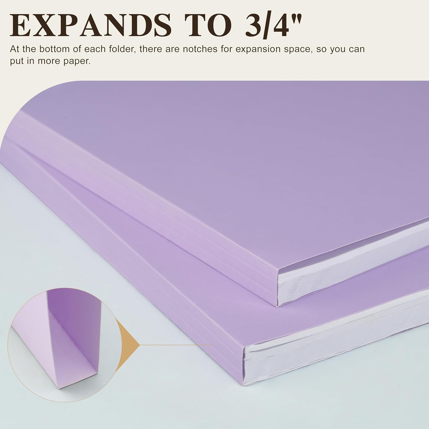 Color File Folders, 1/3-Cut Tabs, 120 Pack File Folder Letter Size, 6 Pastel Colors Organizer File Folders for School Home Office Business