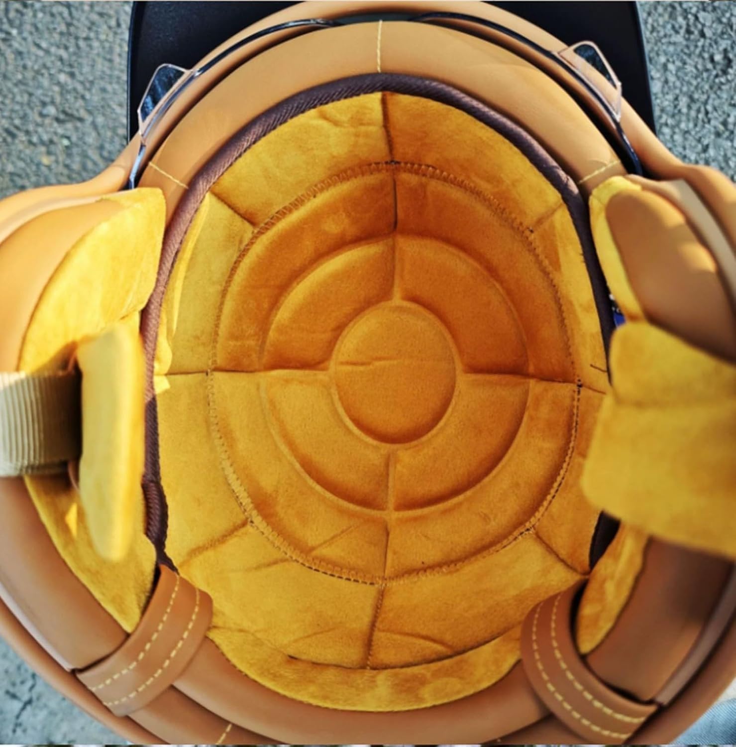 Retro-Jet-Motorradhelm, ECE- und DOT-geprüft, klassischer Vintage-Jethelm mit Visier, Unisex-Mopedhelm für Damen und Herren D,XXL=61-63cm