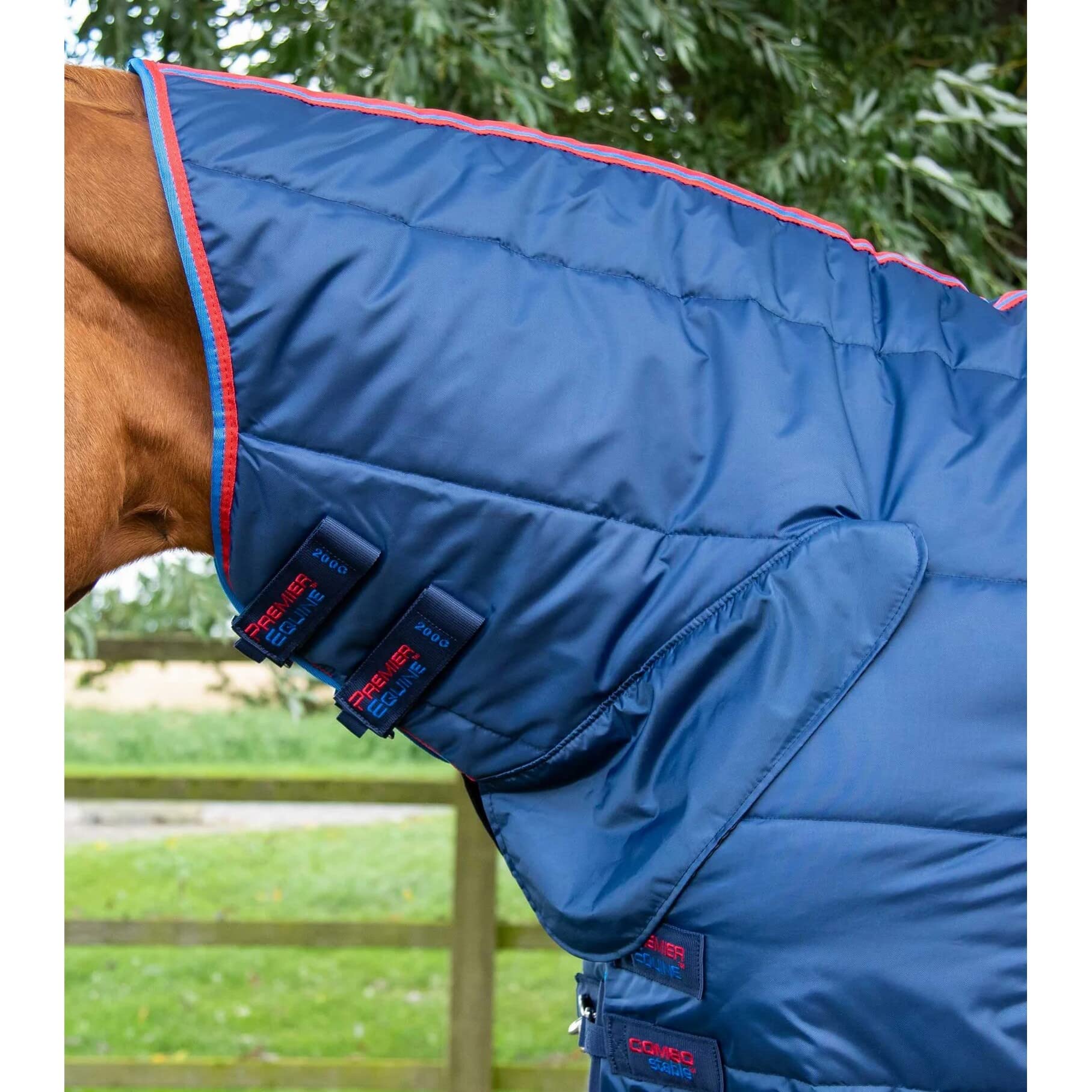 Premier Equine Manta de cuadra con cubrecuellos 200 g