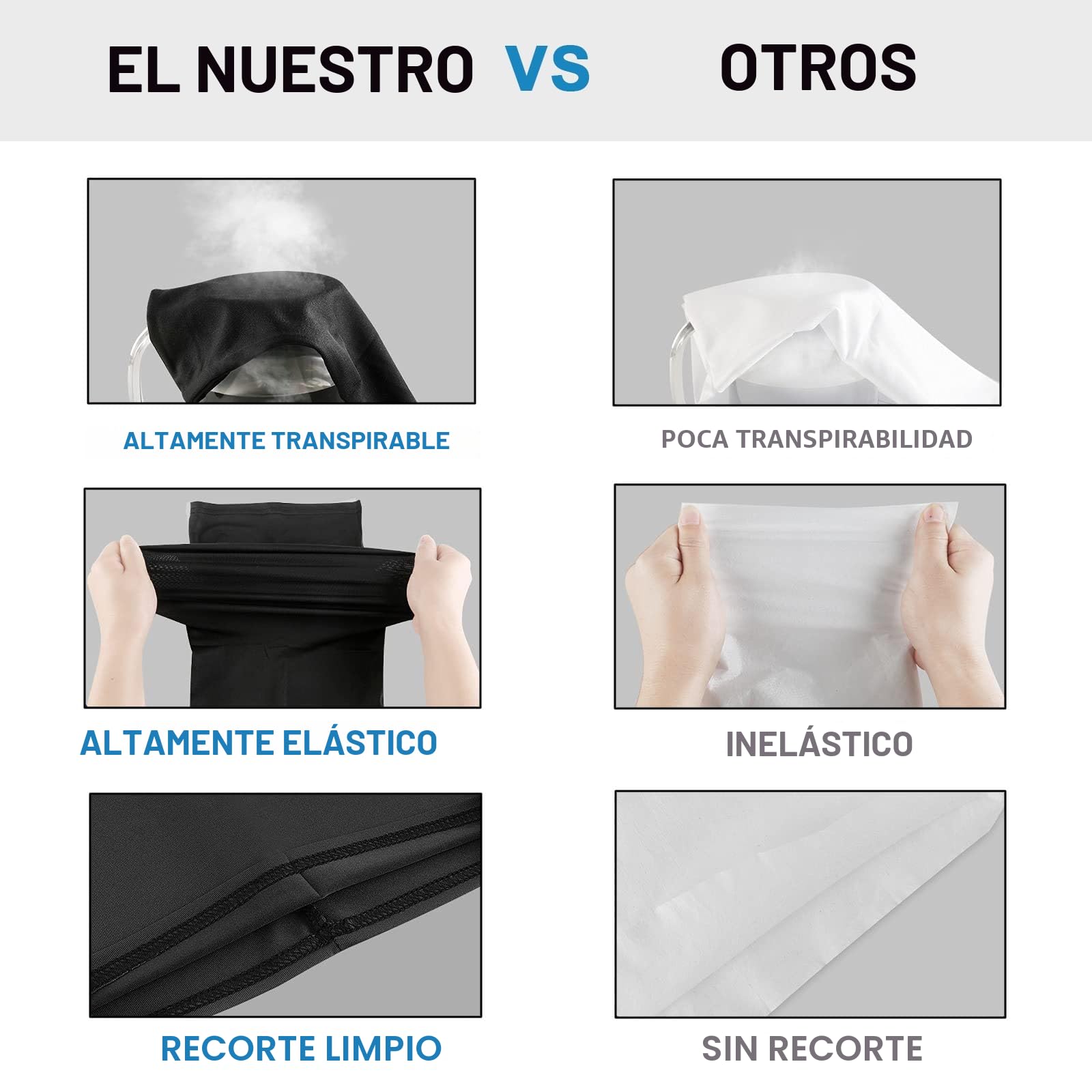 KEYRI 3 Piezas Pañuelo de Hombre Mujer Calentador de Cuello Braga Cuello Moto Mascarilla Multifuncional Deporte Calentador Pasamontañas Máscara de Esquí Ciclismo Senderismo Correr