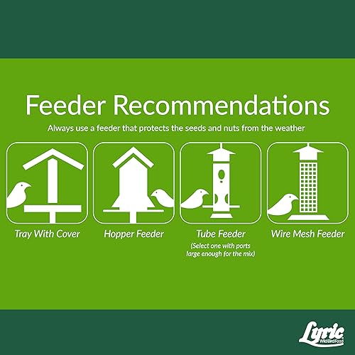 Miniatura 7 de Lyric Woodpecker - Semilla de ave silvestre, sin desperdicio, con frutos secos, frutos secos y semillas sin cáscara, bolsa de 5 libras