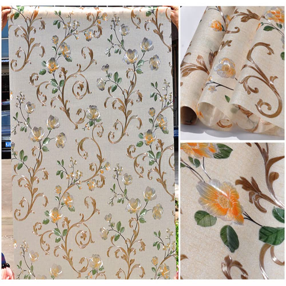 Folia chroniąca okno Folia okienna Witraż Dekoracyjna statyczna samoprzylepna do naklejki na szkło domu(75x200cm)