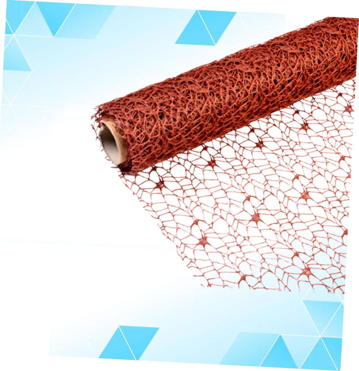 EXCEART 2pcs Gauze Net Roll for Boys and Bright Color Handmade Curtain Backdrop for Kindergarten Decoration Parties and School Projects Safe Craft Material