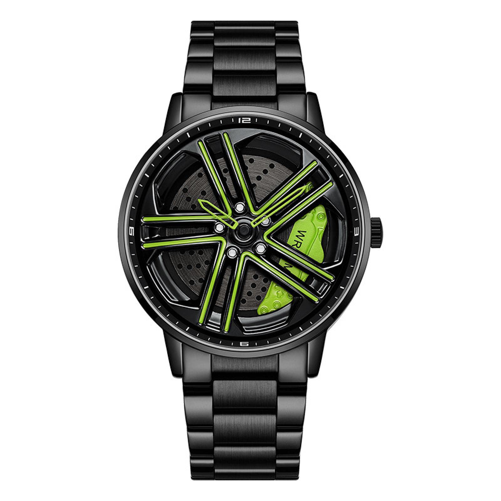 Herren Uhr Automatik Wasserdicht Herrenuhr Hohl Quarzuhr Motorsport Herren Armbanduhr Titan Edelstahl/Lederarmband Uhren Herren