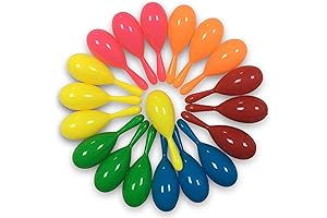 24pcs Mini Maracas for Kids Mexican Fiesta Party Favors