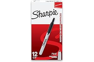 Sharpie Retractable Fine Point Markers (12-Pack)