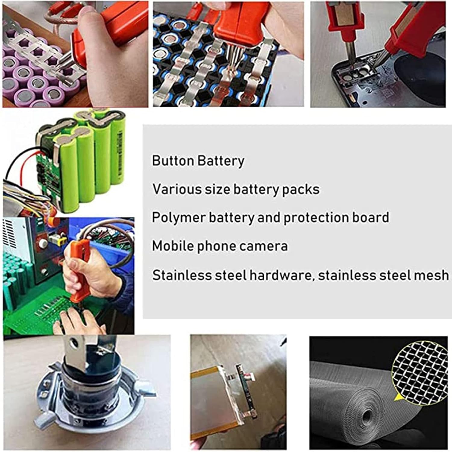 Cordless Spot Welder Pulse Spot Welder Portable Battery Welder for 18650 14500 Lithium Battery Pack, Induction Delay Battery Spot Welder