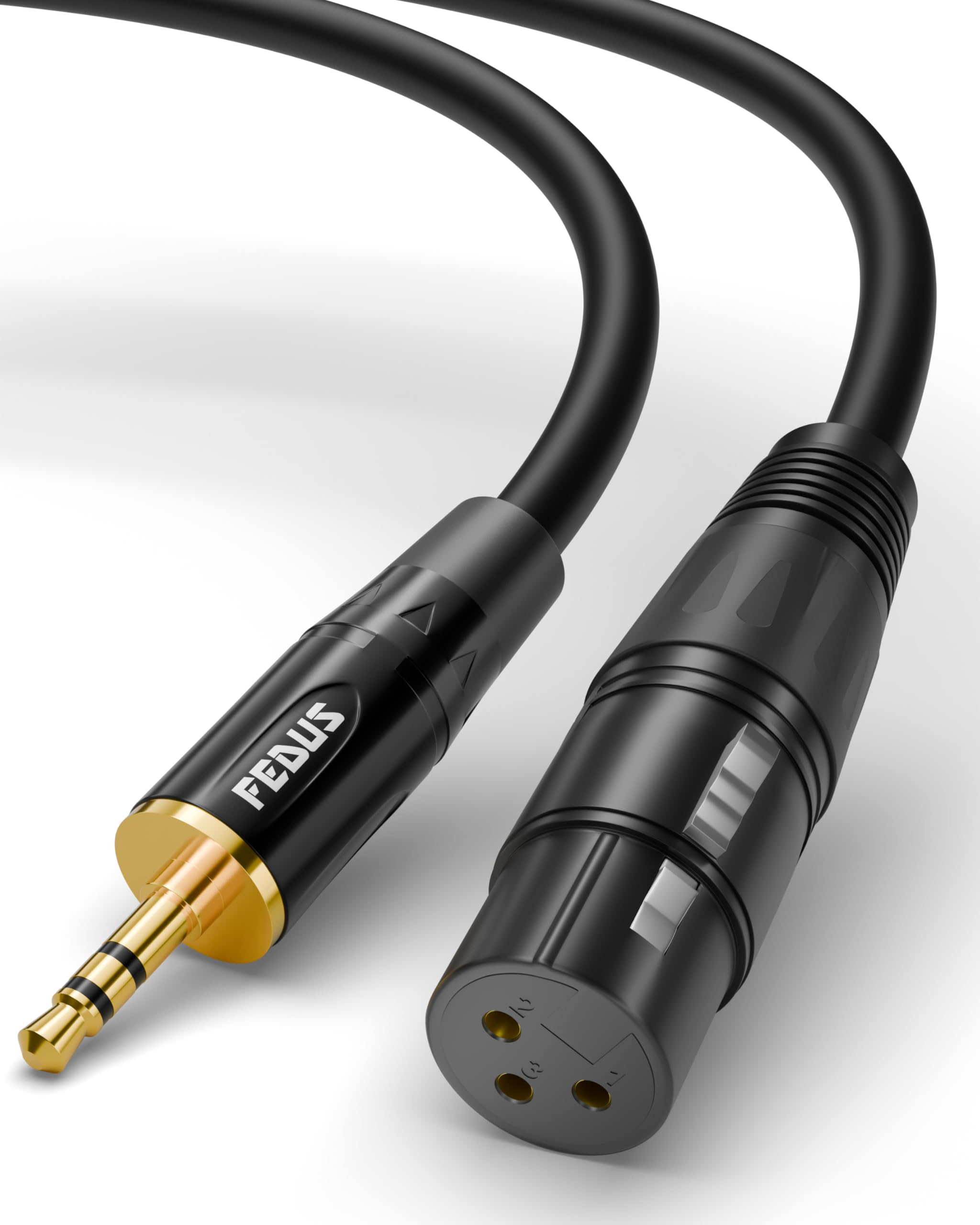 FEDUS StagePro XLR Cable Male to Female 5 Meter, Professional 3 Pin Balanced Microphone Mic Cord, 24AWG Oxygen-Free Copper, Mic Wire, Noise-Free Audio & DMX Wire for Podcast, Stage, Studio Mixer — Amazon image 13