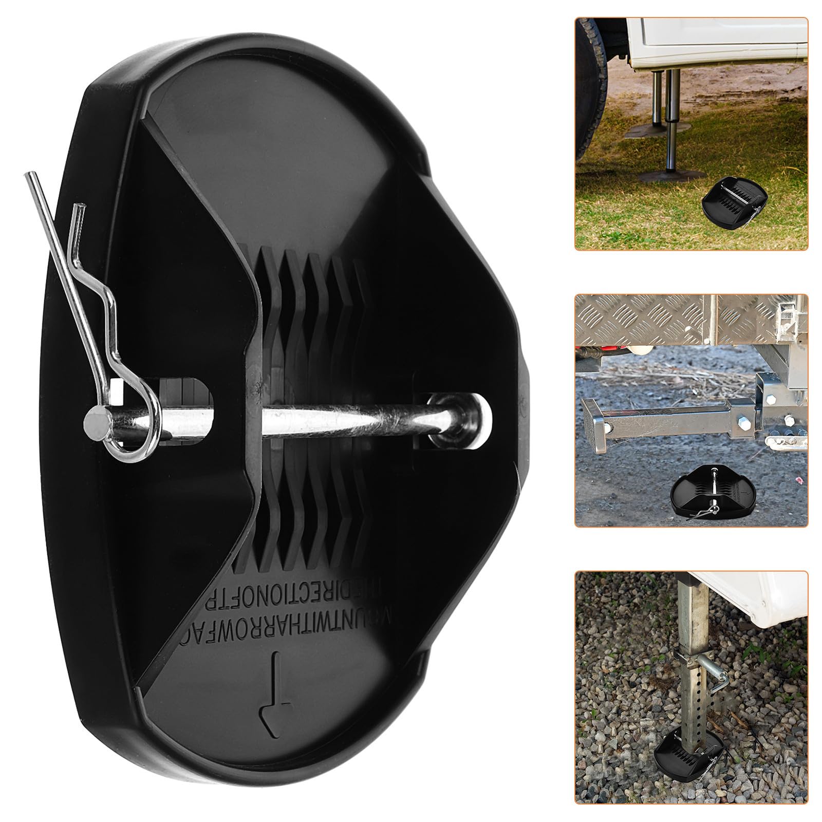 4 Stück Pp Stützpolster für Wohnmobil und Anhänger Stabile Nivellierung und Vielseitiges Design für Jack Stabilisierung Beim Camping