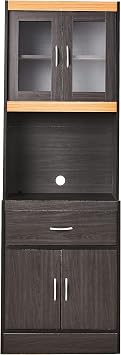 Hodedah China Cabinet, Black Beech