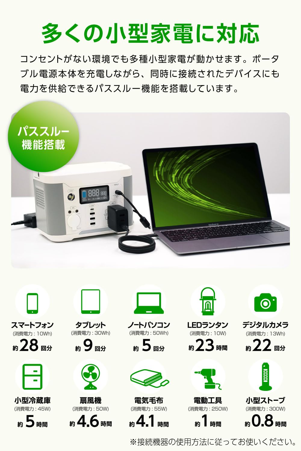Amazon.co.jp: 多摩電子工業 300Wポータブル電源 TL127W-KW ／288Wh