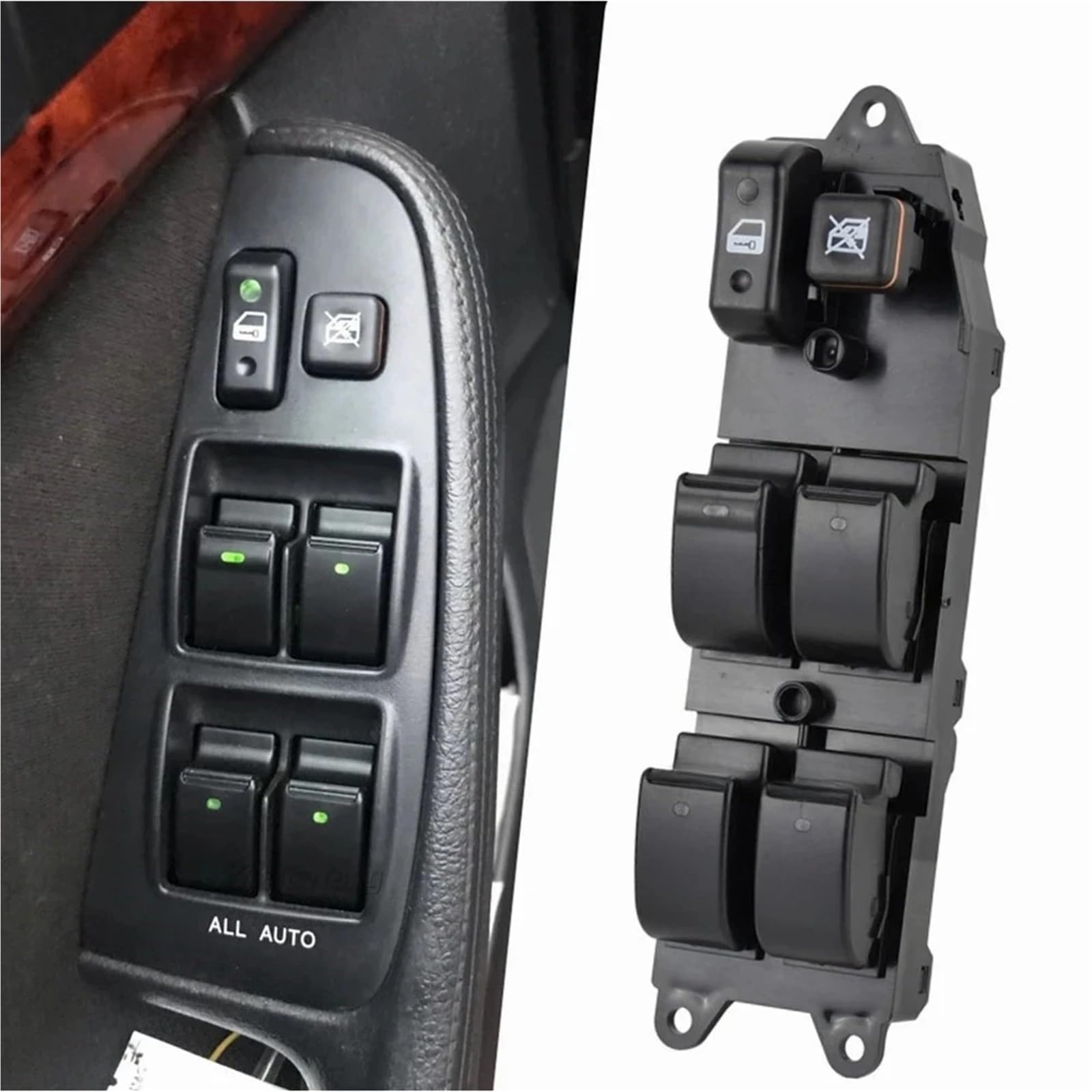 Bouton de commande principal de lève-vitre haute durabilité LHD - 7