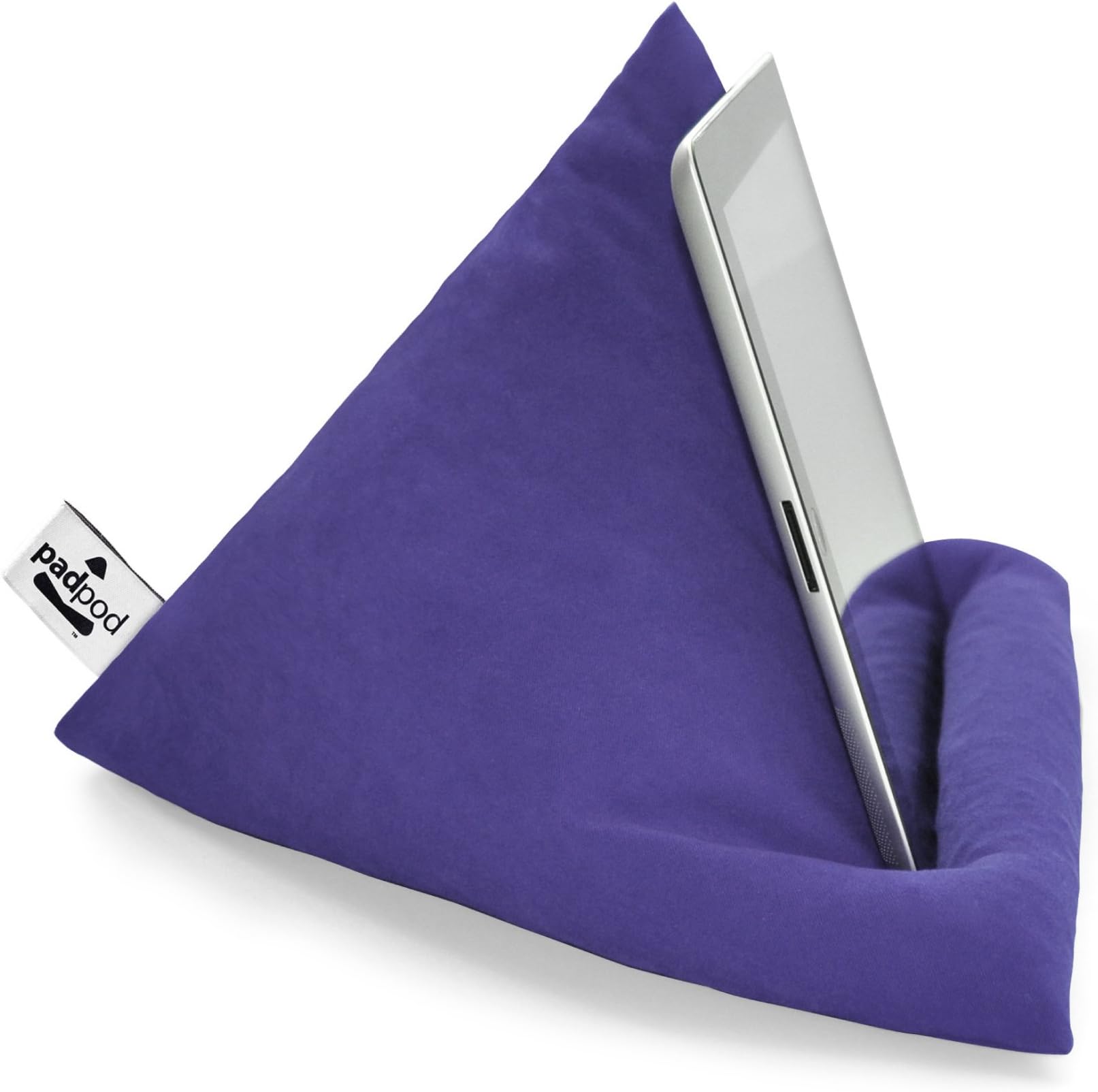 Peacock Blue Padpod Mini Beanbag for iPad, Tablets, e-Readers and Books