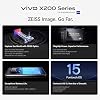 vivo X200 Pro 5G Smartphone|12G+256G|China Version|Full GOOG Service|6.78 120Hz AMOLED Display|50MP Main Camera+200MP Z EISS APO Telephoto Camera|6000 mAh Battery+90W Fast Charge(Charger Inculded)
