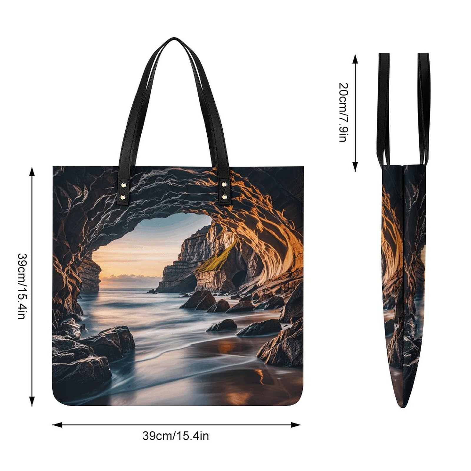 Sea Large Leather Handbags Women Fashion Handbag Multifunctional Travel Bag It Is A Great Gift for Mothers, Teachers, Friends, Bridesmaids