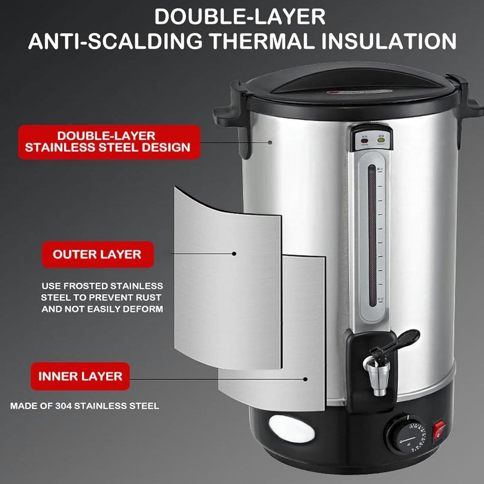 RUGPDA Kit completo per la creazione di candele fai da te, 8 l/12 l/16 l/20 l, fonditore per candele antiaderenti, vaso elettrico per sciogliere candele, cera di soia e cera d'api, ideale per adulti