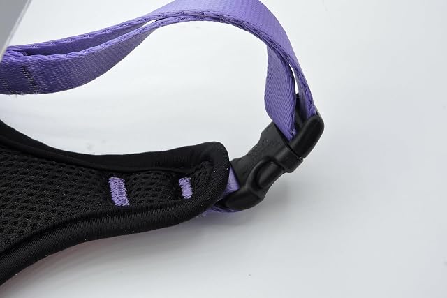 Foto 5 de 6 de MORSO® Arnés Transpirable Air Mesh para Perros pequeños, Rosa, Morado y Negro, Talla XS