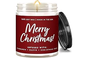 WAX & WIT Holiday Candles, Winter Candle Scented for Christmas