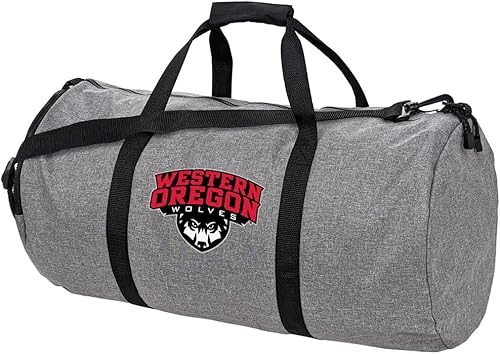 Miniatura 117 de Collegiate Primary Logo Collection Bolsa de lona ligera para deportes y gimnasio plegable para viajes, Bob Jones Bruins