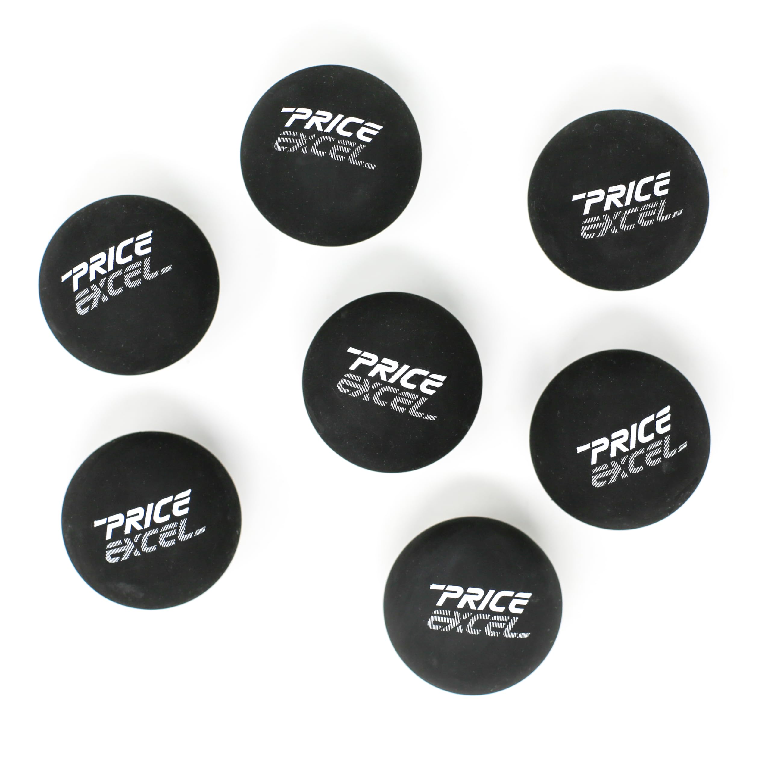Price's Excel Black Squash 57 Pelotas de raqueta