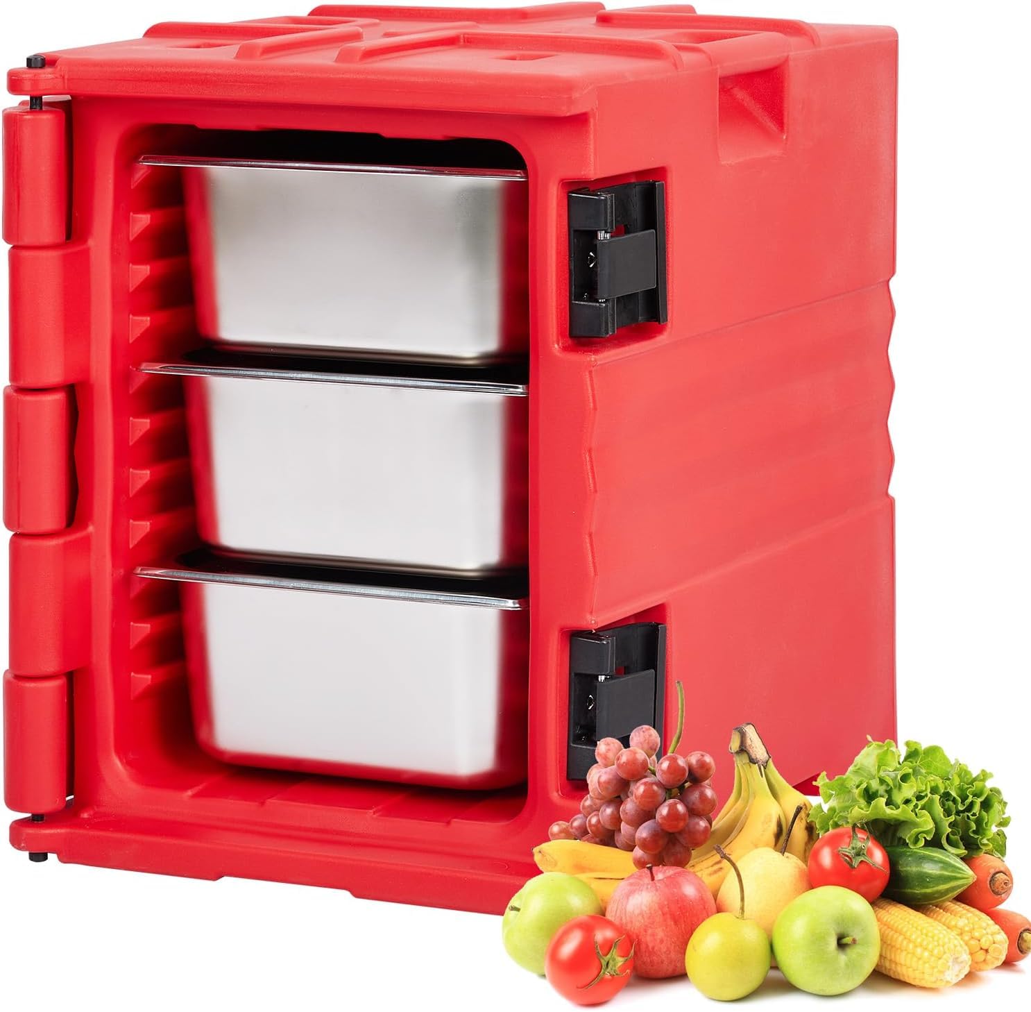 Food Warmer,Portable Food Warmer 82Qt Hot Box for Catering, Lldpe Food Box Carrier Double Catering for 3/6 