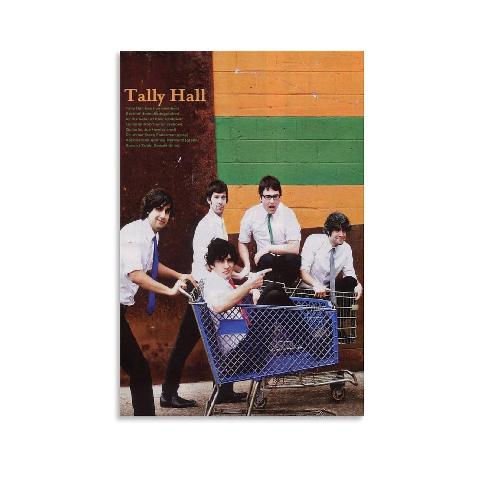 Tally Hall Poster Vintage Poster Canva Colourfast Wall Art Decorative Painting for Living Room Bedroom Home Decor 12x18inch(30x45cm) Unframe-style