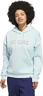 adidas womens Wordmark Graphic Hoodie