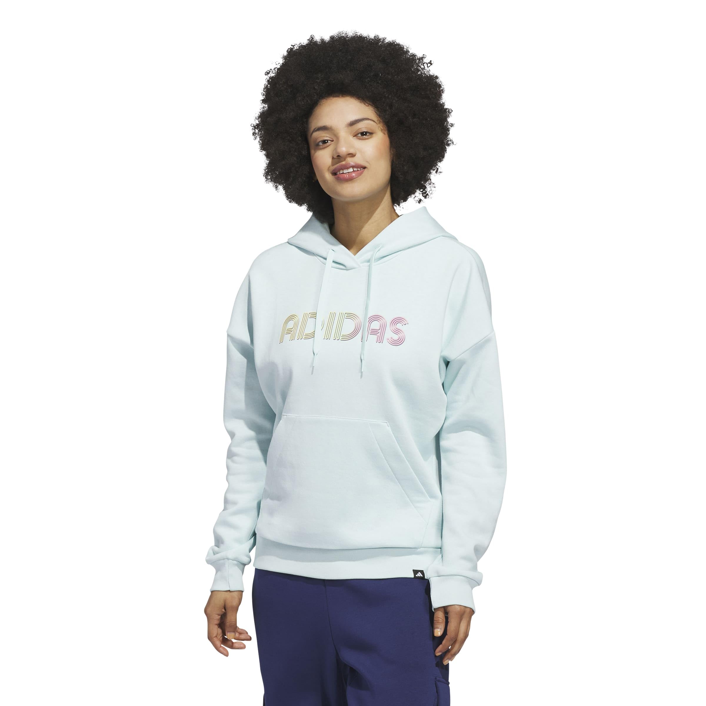 adidas Women's Wordmark Graphic Hoodie