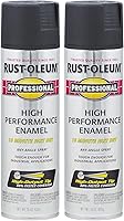 Vista 32 de Rust-Oleum 7515838 Pintura en aerosol de esmalte profesional de alto rendimiento, 14 onzas, aluminio