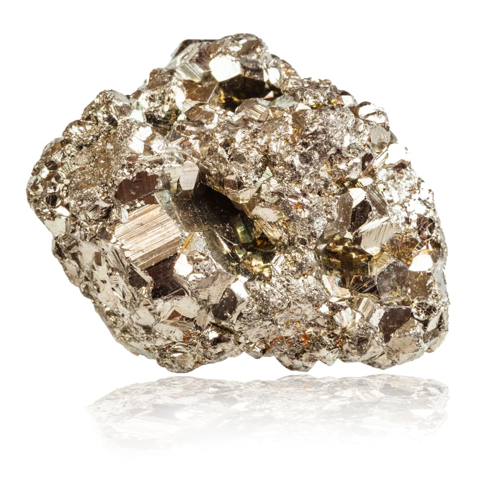 Certified Pyrite Raw Stone Cluster - Original Pyrite Natural Energized Peru Gemstone For High Energy Natural Iron Pyrite Stone Gold Rock Reiki Crystal Used for Increased Will power and Manifestation (B0CGVDV53D) Amazon Price History, Amazon Price Tracker