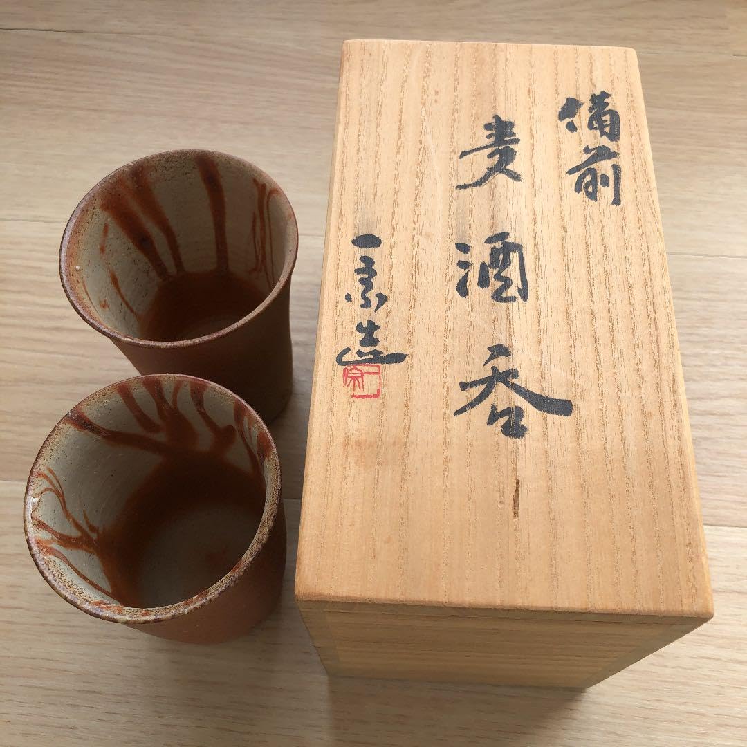 Amazon.co.jp: 森 一宗備前焼ペアカップ : ホーム＆キッチン