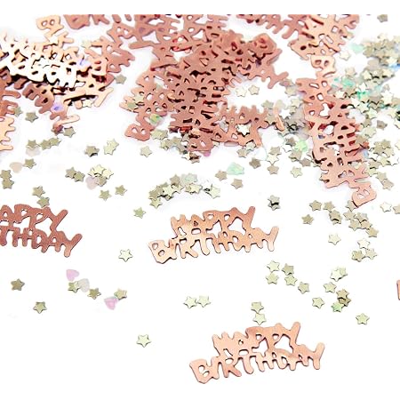 10 Stk. Konfetti 30 Geburtstag Jubliäum Zahl 30 Streudeko Tisch Deko Rosegold 2112
