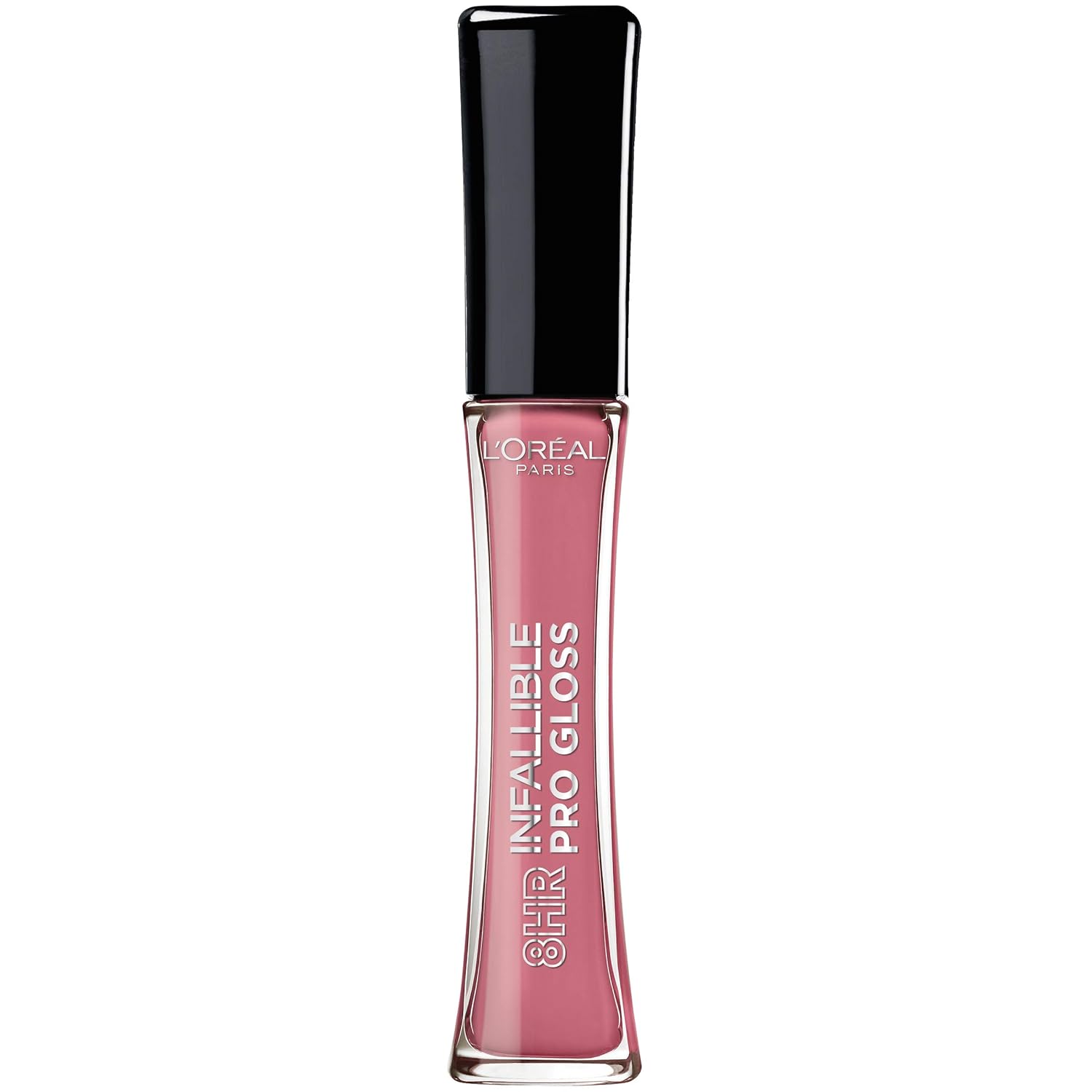 L’Oreal Paris Makeup Infallible 8 Hour Hydrating Lip Gloss, Nightfall Rose, 0.5 Ounce : Beauty & Personal Care