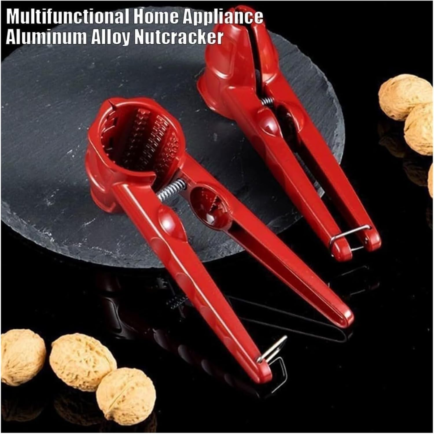 Mess-Free Nut Cracker – Stainless Steel Design(3pcs)