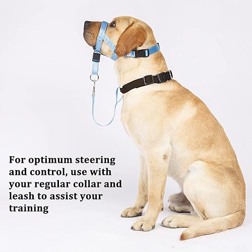 Miniatura 9 de BARKLESS Collar de cabeza sin tirones para entrenar y caminar de perros, arnés suave con guía de entrenamiento experto (idioma español no