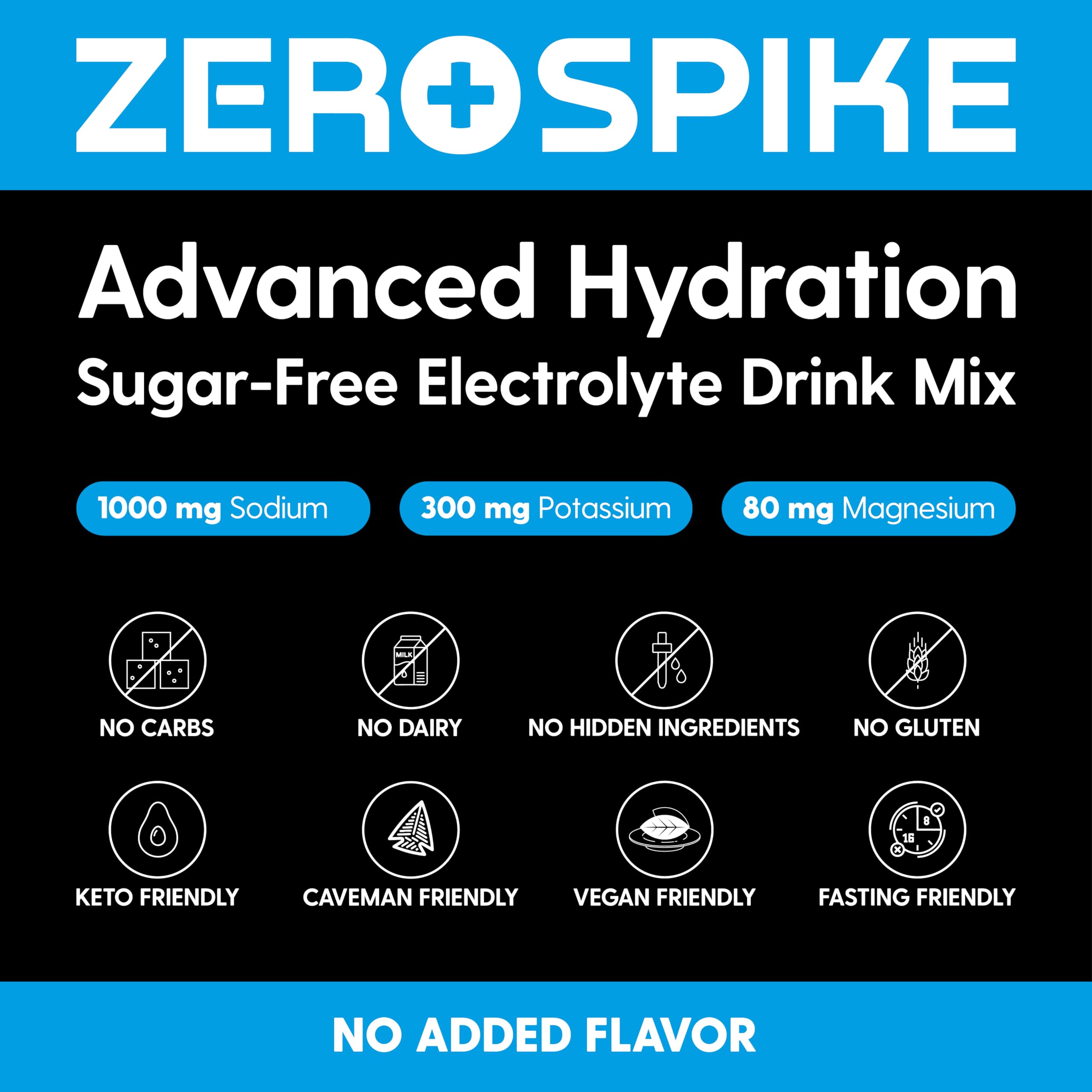 No Sugar Electrolytes Powder Packets | Keto & Fasting Salts Drink Mix | Supplements: The Key Hydration Nutrients Missing from Purified Water | Clean, Unflavored, Calorie Free | 30 Sticks — Amazon image 4