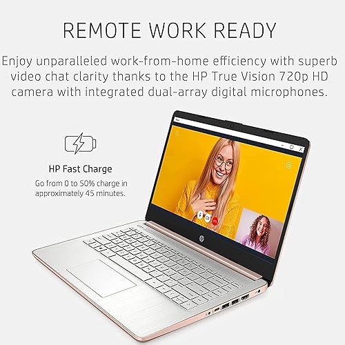 Miniatura 6 de HP Laptop Stream HD de 14 pulgadas, procesador Intel Celeron, memoria de 4 GB, eMMC de 64 GB, carga rápida, HDMI, batería de hasta 11 horas de