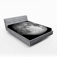 Vista 68 de Ambesonne Sábana bajera africana, estampado abstracto de líneas únicas, funda de cama con bolsillo profundo elástico para mayor comodidad