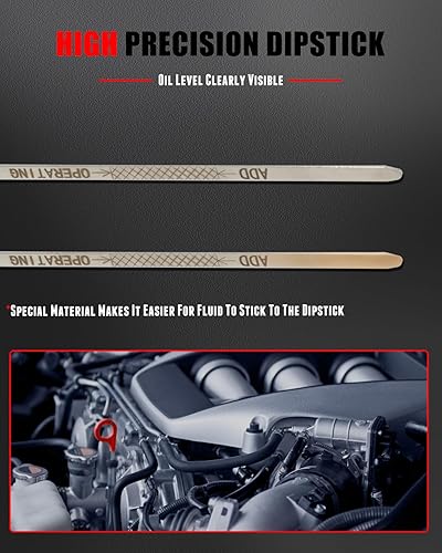 Miniatura 347 de CCIYU L3G6-10-450F - Varilla de aceite de motor de repuesto para Mazda 3 2012-2015 para Mazda 5 2011-2013 para Mazda 6 2010-2012 para Mazda CX-7 Dip