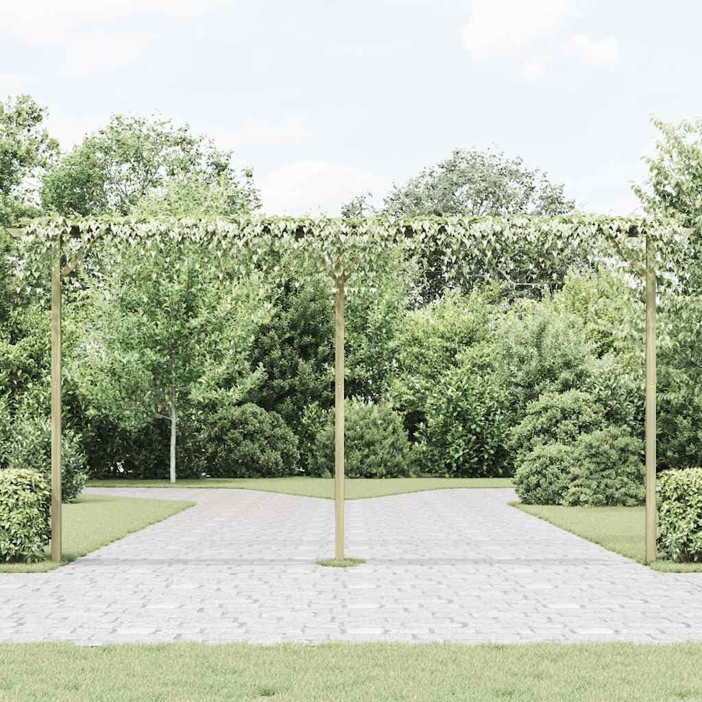 vidaXL Pergola de Jardin Plante Grimpante Terrasse Patio Arceau à Rosier Bois